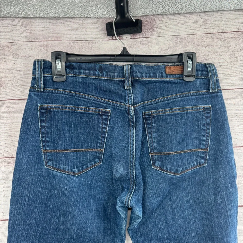 Polo‎ Ralph Lauren Kelly Jeans Stretch Denim Bootcut Dark Wash Women's Size 8 - Picture 11 of 16